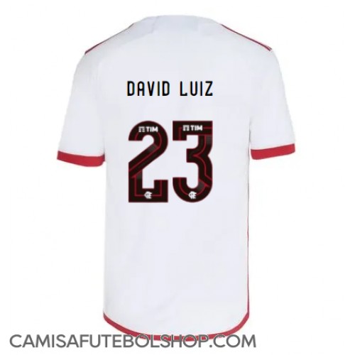 Camisa de time de futebol Flamengo David Luiz #23 Replicas 2º Equipamento 2024-25 Manga Curta
